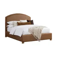 Jackson Caramel Brown Upholstered Queen Bed