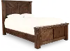 Dutton Distressed Brown Queen Bed