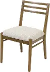 Lachlan Sienna Brown Slat Back Dining Chair
