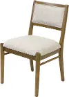 Lachlan Sienna Brown Upholstered-Back Dining Chair