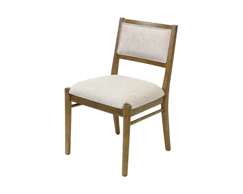 Lachlan Sienna Brown Upholstered-Back Dining Chair