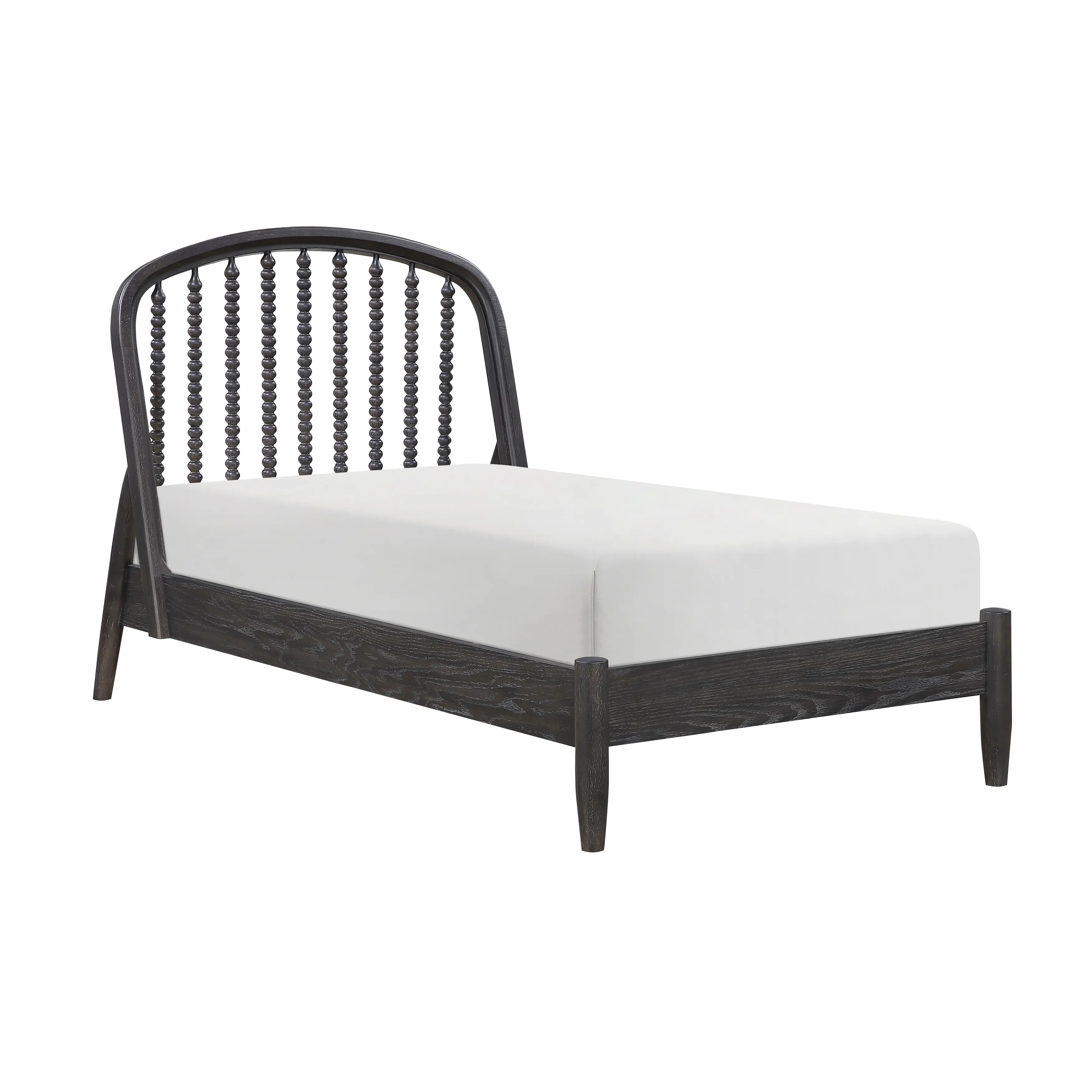 Olson Ebony Arched Twin Bed-1