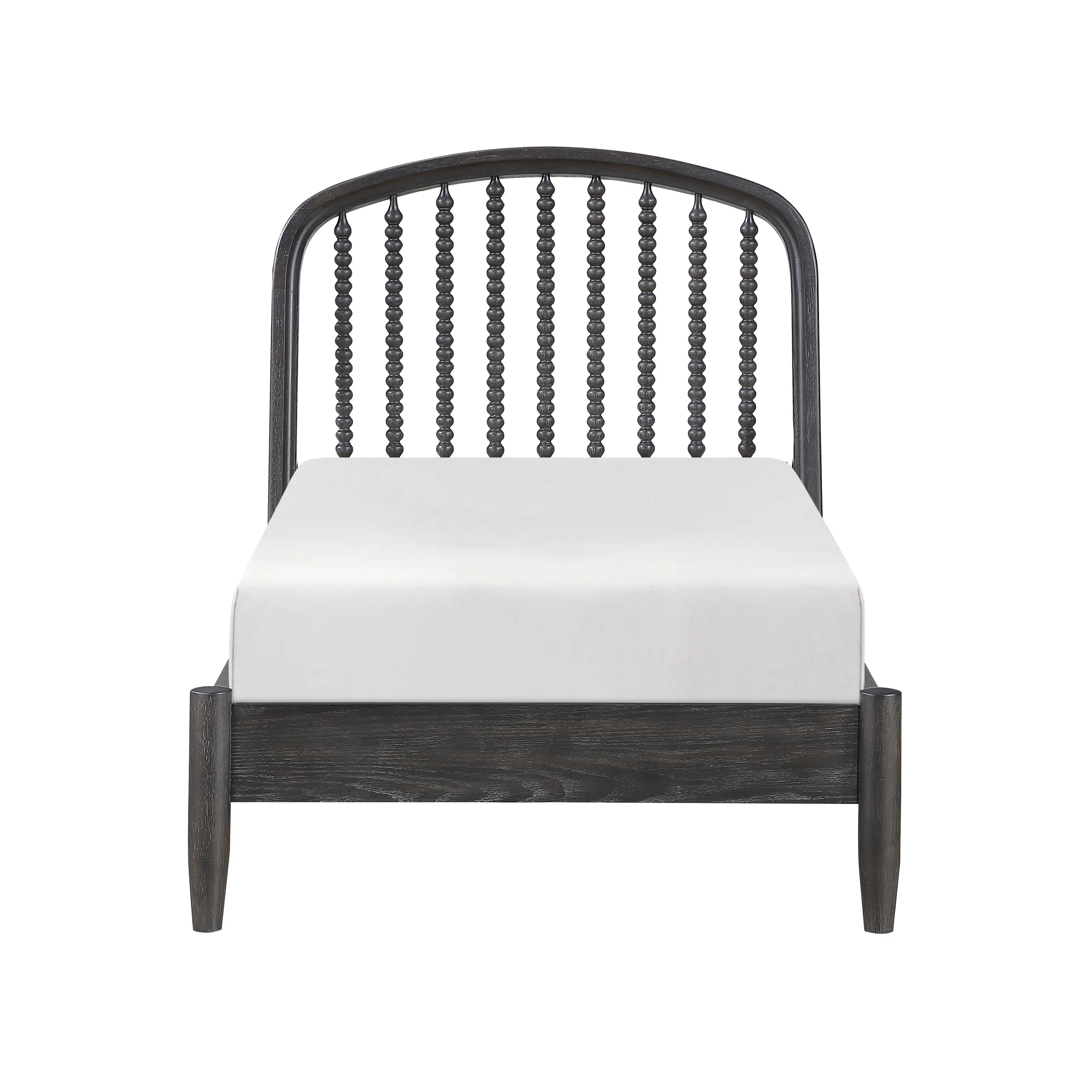 Olson Ebony Arched Twin Bed-3