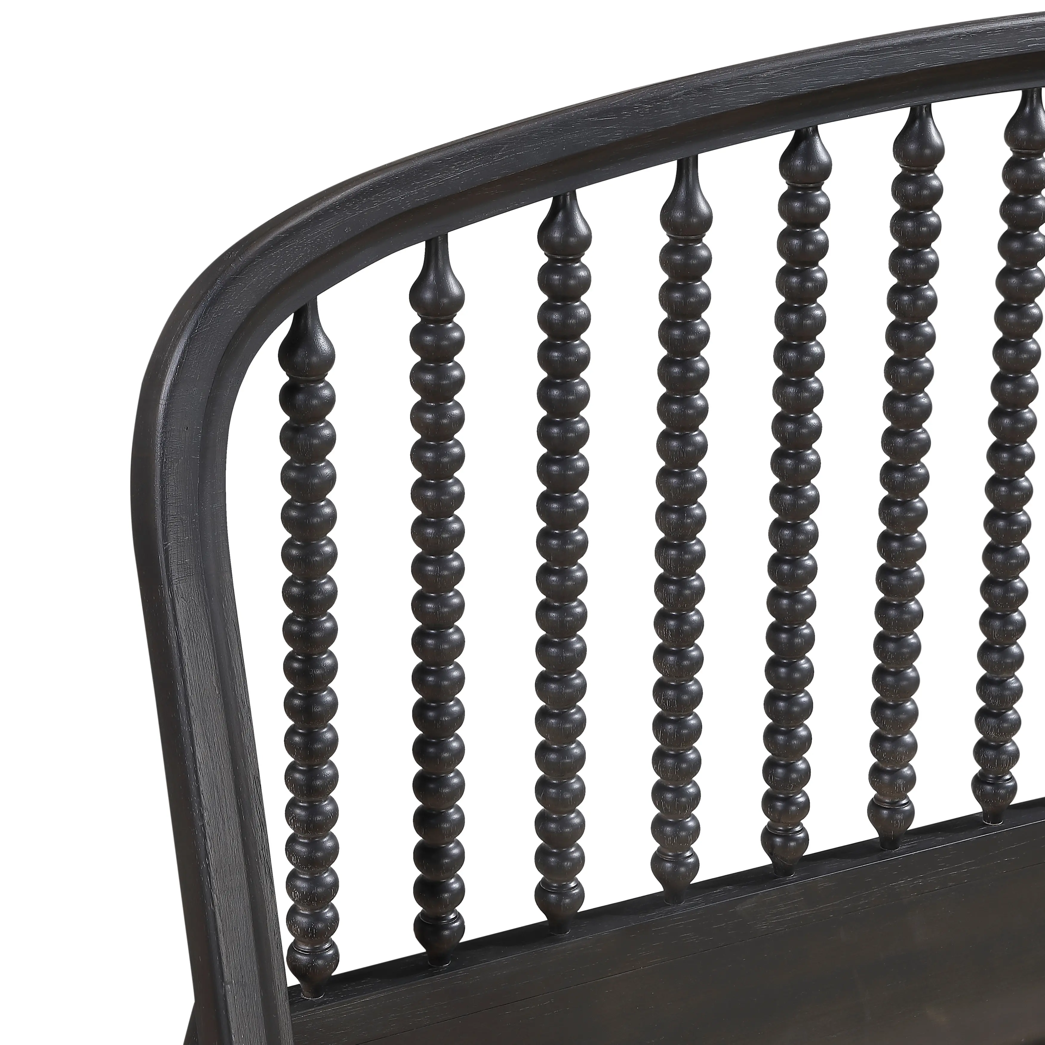 Olson Ebony Arched Twin Bed-8