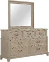 Whitney Beige 7-Drawer Dresser
