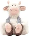 N0960 Ivory Plush Animal Cow