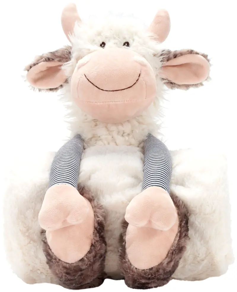 Ivory Plush Animal Cow