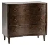 Carnegie 36 H 3-Drawer Brown Chest