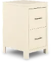 2 West White File Cabinet