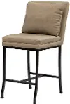 LCWWBAMBDKB30 Winslow Taupe Brown Faux Leather 30  Bar Stool
