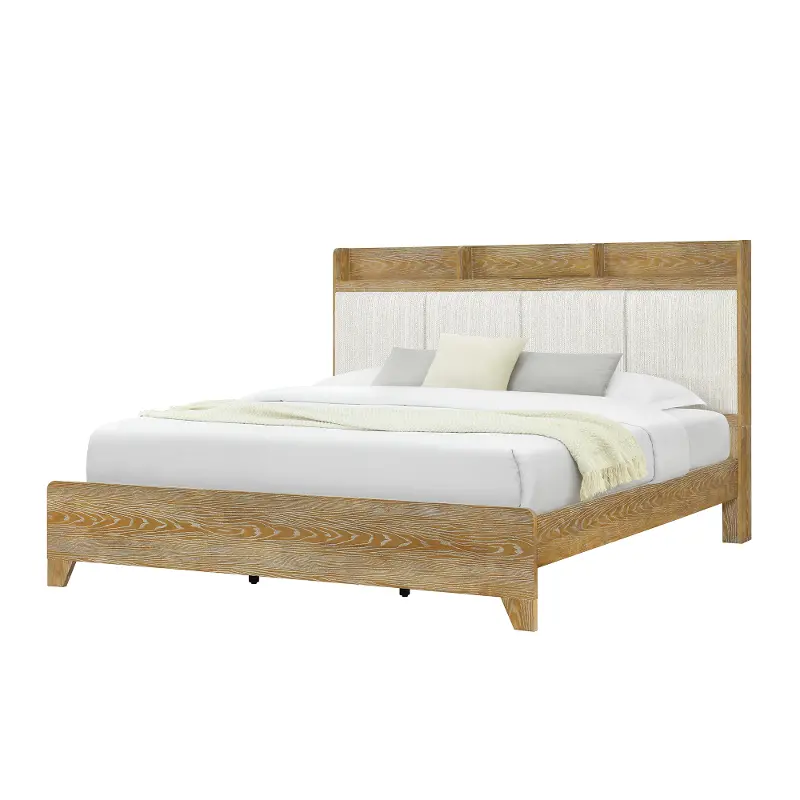 Harlyn Natural Upholstered Storage Full Bed
