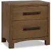 Arden Tavern Brown 2-Drawer Nightstand