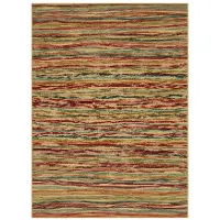 12598511 Melody 5 x 8 Cool Stripe Area Rug