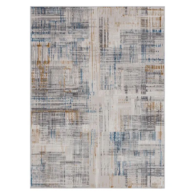 Ocular 5 x 8 Blue Area Rug