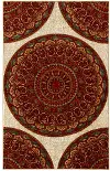 13432416 Mandala Road 5 x 8 Multicolor Area Rug