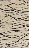 R15283512 Charon 5 x 8 Black and White Area Rug