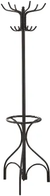 Black Metal Coat Rack