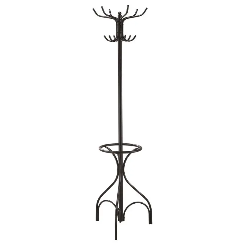 Black Metal Coat Rack