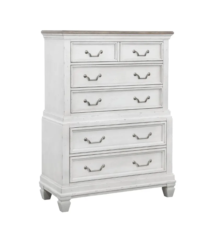 Cloud 9 White 6-Drawer Chest