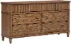 Bungalow Cognac Brown 7-Drawer Dresser