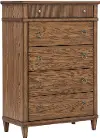 Bungalow Cognac Brown 5-Drawer Chest