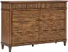 Bungalow Cognac Brown 8-Drawer Dresser