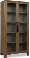 Arden Tavern Brown Curio Cabinet