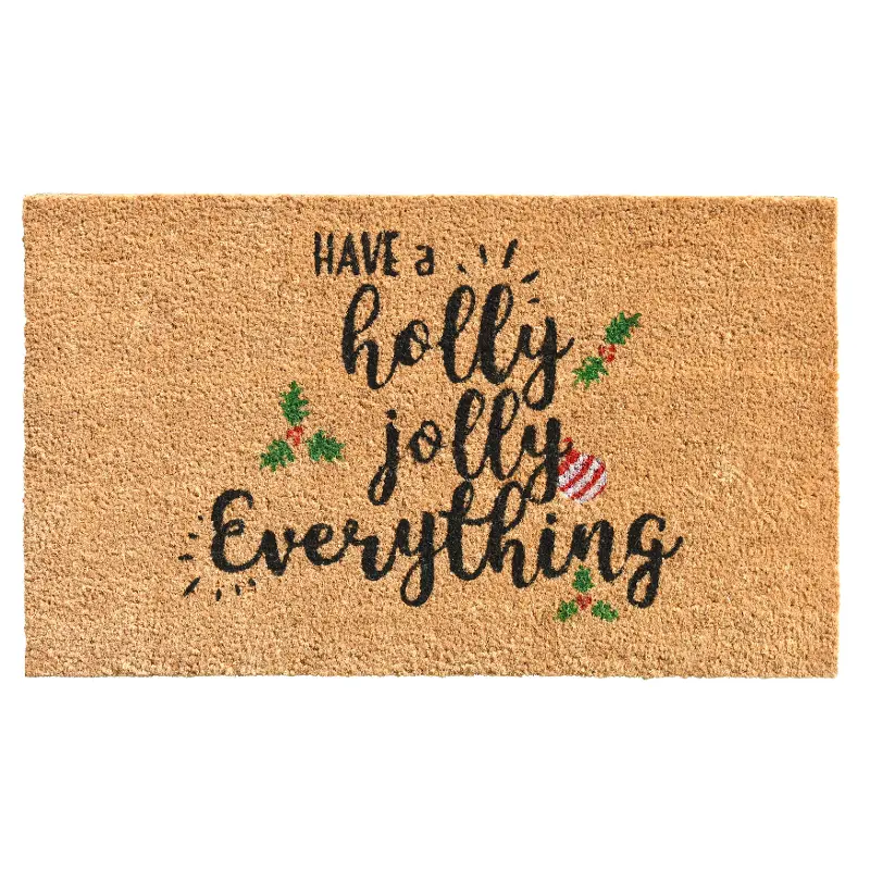Holly Jolly Doormat