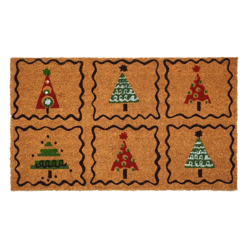 Christmas Trees Doormat
