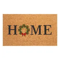 114861729 Home Christmas Wreath Doormat
