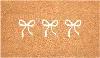 114922436 White Bows Trio Doormat