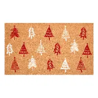 117142436 Christmas Tree Farm Doormat