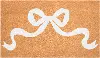 117291729 Pretty White Bow Doormat