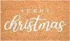 117391729 White Classic Christmas Doormat