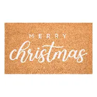 117391729 White Classic Christmas Doormat