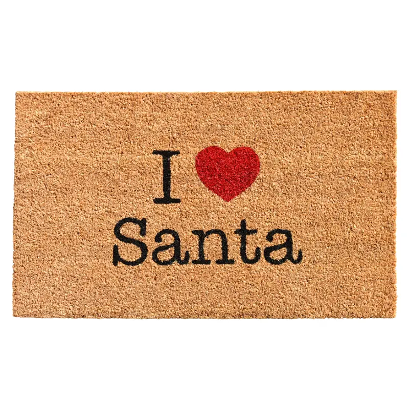 I Love Santa Doormat