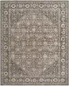ACZ2314-9122 Arda 9 x 12 Charcoal and Brown Medallion Area Rug
