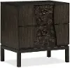Mosaic Black Pearl 2-Drawer Nightstand