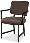 Mosaic Black Pearl Velvet Upholstered Dining Armchair