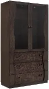 Mosaic Black Pearl Curio Cabinet