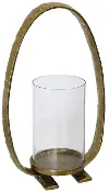 Gold Finish Candle Stand
