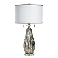 Tamboti Silver Table Lamp