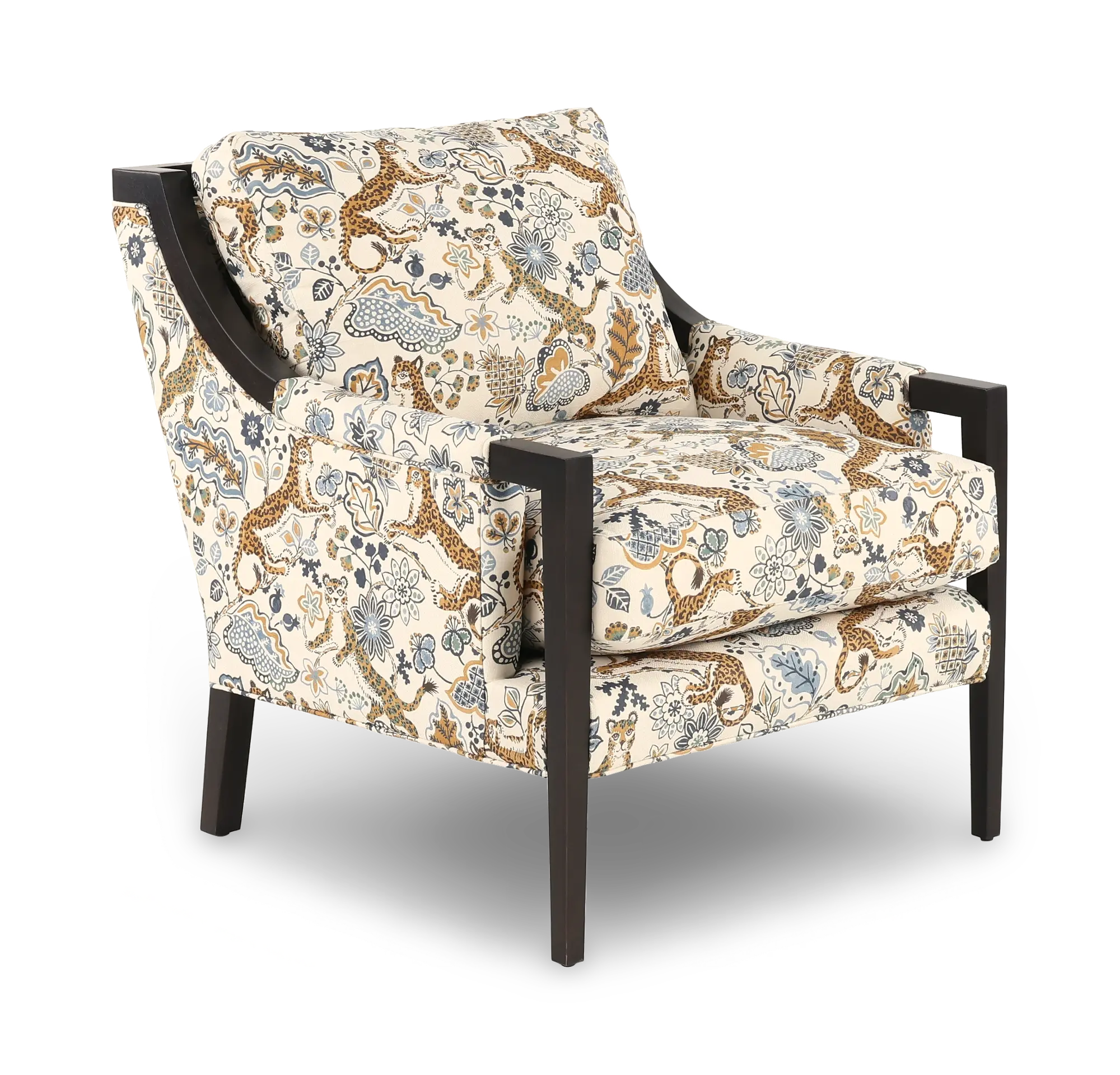 Fierce Leopard Garden Print Accent Chair | RC Willey
