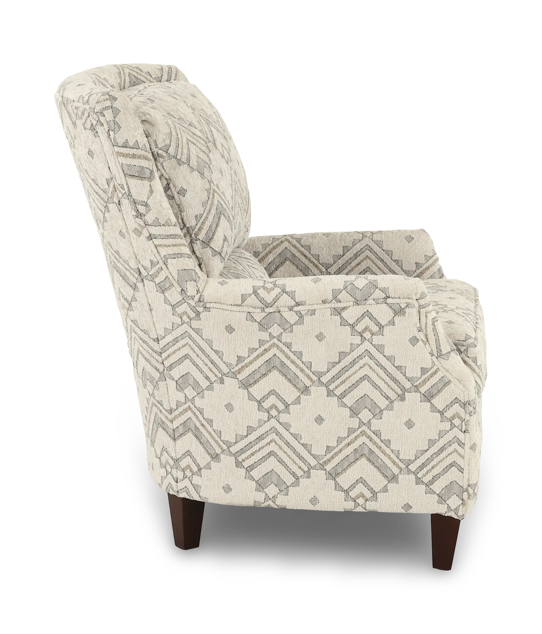 Loren Fog Gray Geometric Accent Chair-5