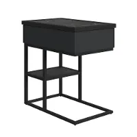 Halo Black Smart Side Table