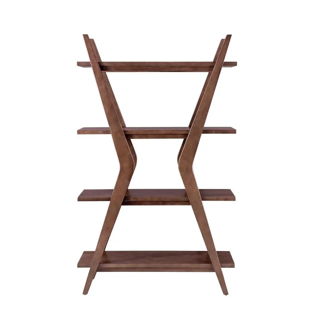 Estraton Walnut Brown Bookcase-4