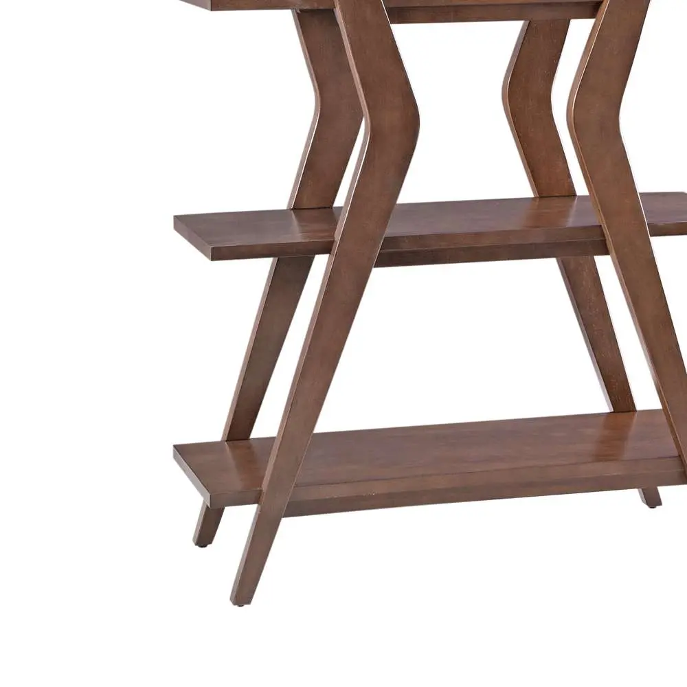 Estraton Walnut Brown Bookcase-5