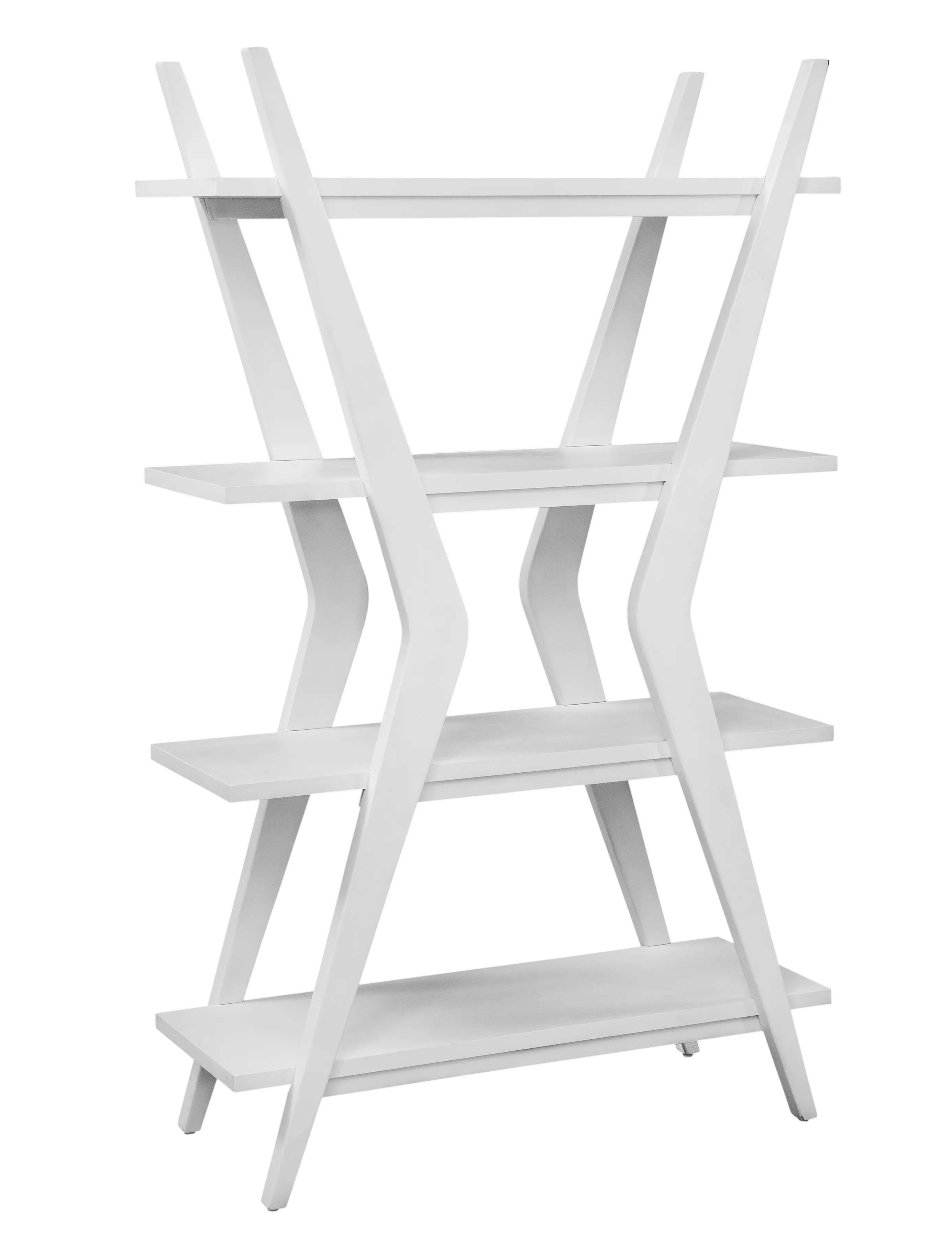 Estraton White Bookcase-1