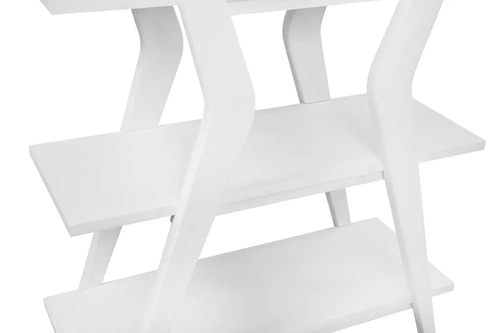 Estraton White Bookcase-4