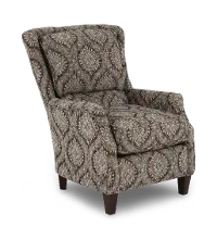 Loren Charcoal Medallion Accent Chair